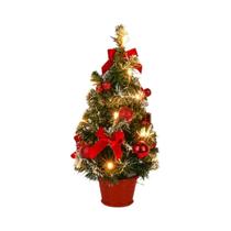 Luz Noturna De Natal LED De 40CM Com Agulhas De Pinheiro, Mini Decoração De Natal, Luz De Mesa,