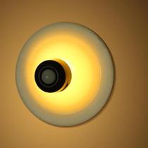 Luz Noturna de Parede com Sensor de Movimento Luminária Recarregável com Ventosa, Iluminação Compacta para Ambientes