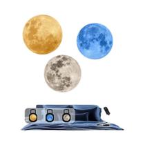 Luz Noturna De Projeção De Natal USB Conjunto De 3 Peças 360 graus Decoração Rotativa De Papai Noel,