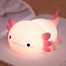 Luz noturna de silicone Okiyid Axolotl para crianças, recarregável Luz noturna de silicone Okiyid Axolotl para crianças, recarregável