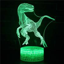 Luz noturna, desenho animado 3D, dinossauro, quarto, luz atmosférica Luz noturna, desenho animado 3D, dinossauro, quarto, luz atmosférica