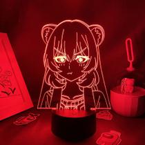 Luz noturna em acrílico 3D The Rising Of The Shield Hero Raphtalia