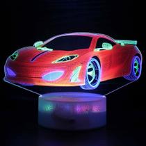 Luz noturna Galaxy Anime 3D USB tricolor LED para crianças
