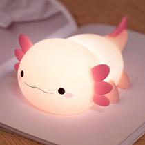 Luz noturna HAPPYBAG Axolotl Recarregável de Silicone para Crianças