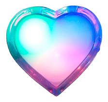 Luz Noturna Infantil de Tomada Bivolt Lâmpada Led Colorida de Coração