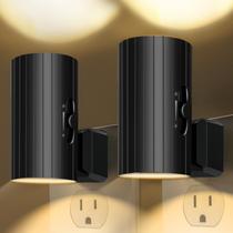 Luz noturna KKUP2U LED Plug in Dusk to Dawn Sensor 3000K 2Pk Luz noturna KKUP2U LED Plug in Dusk to Dawn Sensor 3000K 2Pk
