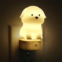 Luz noturna L LOHAS LED 3D Cute Puppy com sensor do crepúsculo ao amanhecer Luz noturna L LOHAS LED 3D Cute Puppy com sensor do crepúsculo ao amanhecer