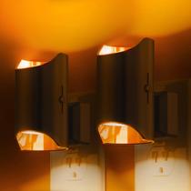 Luz noturna L LOHAS LED âmbar regulável 1W 100lm 2Pk