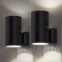 Luz noturna L LOHAS LED Bright 5000K, sensor regulável, pacote com 2
