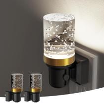 Luz noturna L LOHAS LED regulável 5000K com sensor de luz, pacote com 2