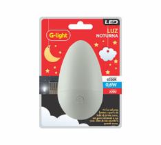 Luz Noturna LED 0,6W 220V Luz Branca - G LIGHT
