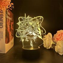 Luz noturna LED 3D Arknights Texas Astesias com mudança de cor