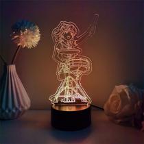 Luz noturna LED 3D BanG Dreams Yamabukis Saayas Color Change