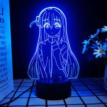 Luz noturna LED 3D Bocchis Rocks Gotohhitoris Color Changing Luz noturna LED 3D Bocchis Rocks Gotohhitoris Color Changing