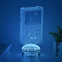 Luz noturna LED 3D: consoles de jogos retros que mudam de cor Luz noturna LED 3D: consoles de jogos retros que mudam de cor