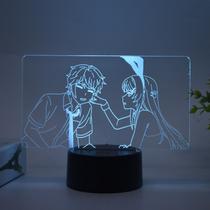 Luz noturna LED 3D Darlings in Franxxs Zeros Twos Color Chan Luz noturna LED 3D Darlings in Franxxs Zeros Twos Color Chan