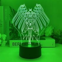 Luz noturna LED 3D Fairy Tail Erza Scarlet Color Changing Luz noturna LED 3D Fairy Tail Erza Scarlet Color Changing