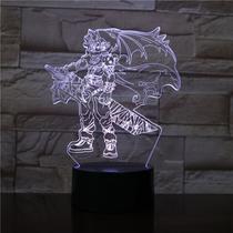 Luz noturna LED 3D Final Fantasy Cloud Strife para crianças Luz noturna LED 3D Final Fantasy Cloud Strife para crianças
