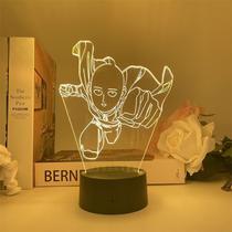 Luz noturna LED 3D Genos One Punch Man Color Changing Luz noturna LED 3D Genos One Punch Man Color Changing