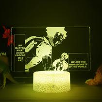 Luz noturna LED 3D Haikyuus Bokutos Kotarous Color Changing