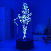 Luz noturna LED 3D Highs-Rises Invasions Harukas Shiraishis