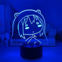 Luz noturna LED 3D Himoutos Umarus chans Chans Color Chans