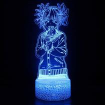 Luz noturna LED 3D Illu My Heros Academias Himiko Toga Anime