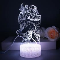 Luz noturna LED 3D JoJo's Bizarre Adventures Jolyne Cujoh