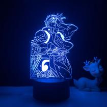 Luz noturna LED 3D JoJos Bizarres Adventures Josephs Joestars