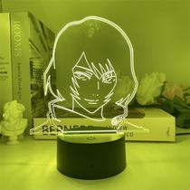 Luz noturna LED 3D Jujutsus Kaisens Zenin Mais Color Changing