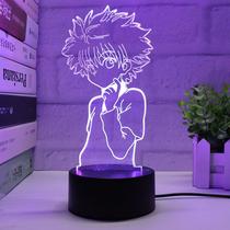 Luz noturna LED 3D Killuas Zoldycks Hunters Hunters Color Ch