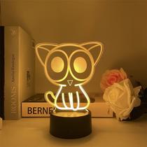 Luz noturna LED 3D Legends Of Luoxiaoheis Color Changing