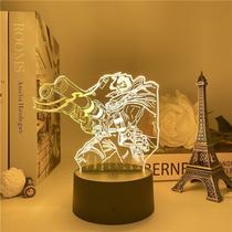 Luz noturna LED 3D Lols Graves que muda de cor para crianças Luz noturna LED 3D Lols Graves que muda de cor para crianças