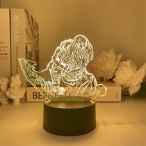 Luz noturna LED 3D Lols Neons Strikes Pykes Color Changing Luz noturna LED 3D Lols Neons Strikes Pykes Color Changing