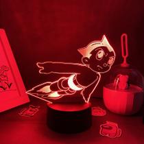 Luz noturna LED 3D Mightys Atoms Astroboys Color Changing