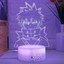Luz noturna LED 3D My Hero Academia Midoriya Izuku