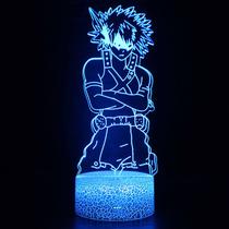 Luz noturna LED 3D My Hero Academia Midoriya Izuku