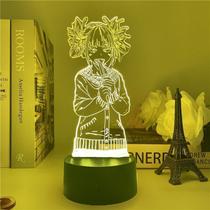 Luz noturna LED 3D My Heros Academias Himikos Togas Color Ch