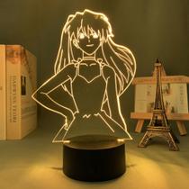 Luz noturna LED 3D Neons Genesis Evangelions Asukas Shikinamis Langleys