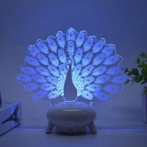 Luz noturna LED 3D Peacocks que muda de cor para crianças Luz noturna LED 3D Peacocks que muda de cor para crianças