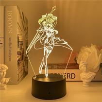 Luz noturna LED 3D Plants vs Zombies Eulas Lawrence Color