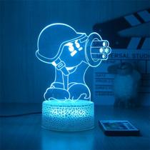 Luz noturna LED 3D Plants vs Zombies Gatlings Peas Luz noturna LED 3D Plants vs Zombies Gatlings Peas