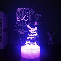 Luz noturna LED 3D Plants vs Zombies Jurassic Bullys Luz noturna LED 3D Plants vs Zombies Jurassic Bullys
