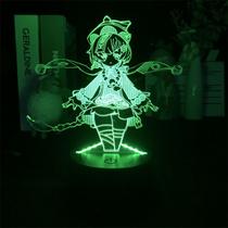 Luz noturna LED 3D Plants vs Zombies que mudam de cor para crianças Luz noturna LED 3D Plants vs Zombies que mudam de cor para crianças