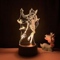 Luz noturna LED 3D Plants vs Zombies Shenhes Color Changing