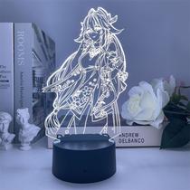 Luz noturna LED 3D Plants vs Zombies Yaes Mikos Color Changing