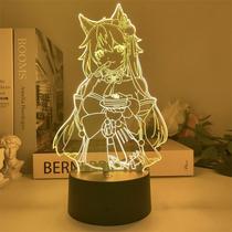 Luz noturna LED 3D Plants vs Zombies Yaes Mikos Color Changing Luz noturna LED 3D Plants vs Zombies Yaes Mikos Color Changing