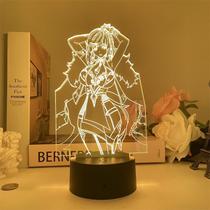 Luz noturna LED 3D Plants vs Zombies Yelans que muda de cor