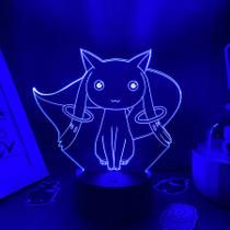 Luz noturna LED 3D Puellas Magis Madokas Magicas Luz noturna LED 3D Puellas Magis Madokas Magicas