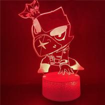 Luz noturna LED 3D que muda de cor Brawls Stars Crows para crianças Luz noturna LED 3D que muda de cor Brawls Stars Crows para crianças
